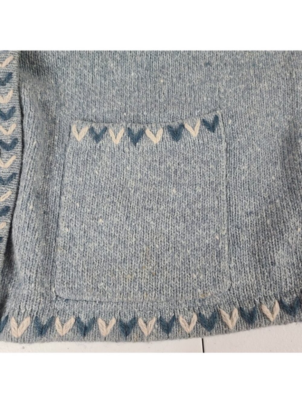 Woolrich Wool/Ramie Blend Cardigan Sweater Long Sleeve Cottagecore Women's XL - Picture 7 of 16